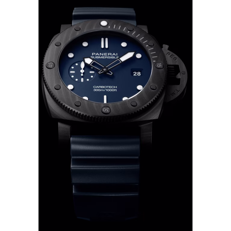 Resim SUBMERSIBLE QUARANTAQUATTRO CARBOTECH™ BLU ABISSO - AUTOMATİC 44 MM
