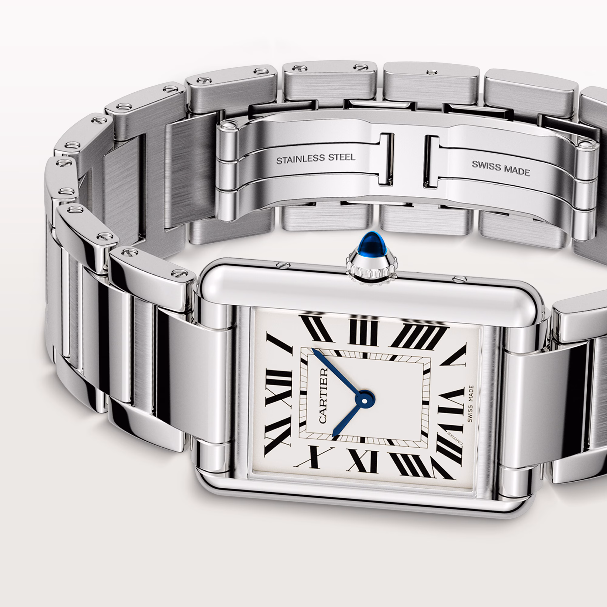 Resim TANK MUST DE CARTIER – STEEL QUARTZ LARGE