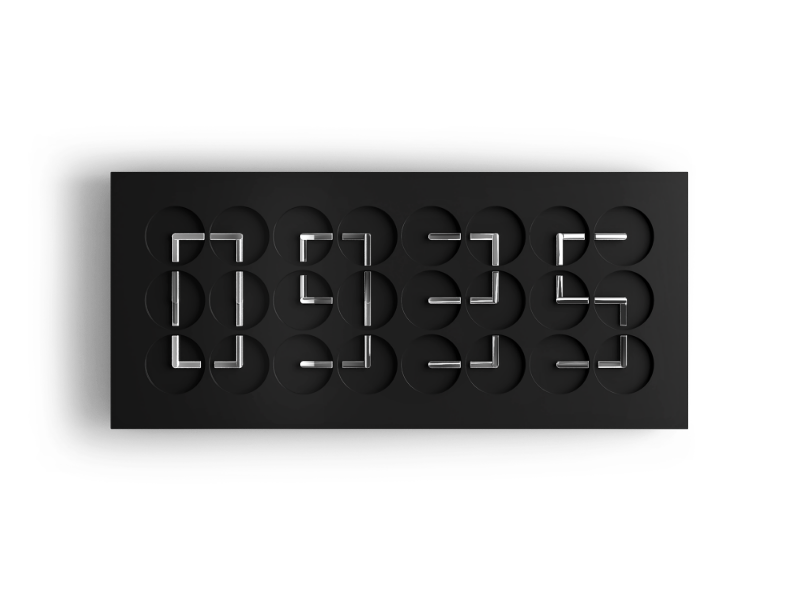 Picture of ClockClock 24 – Black Sterling