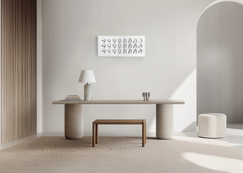 Picture of ClockClock 24 – White Sterling