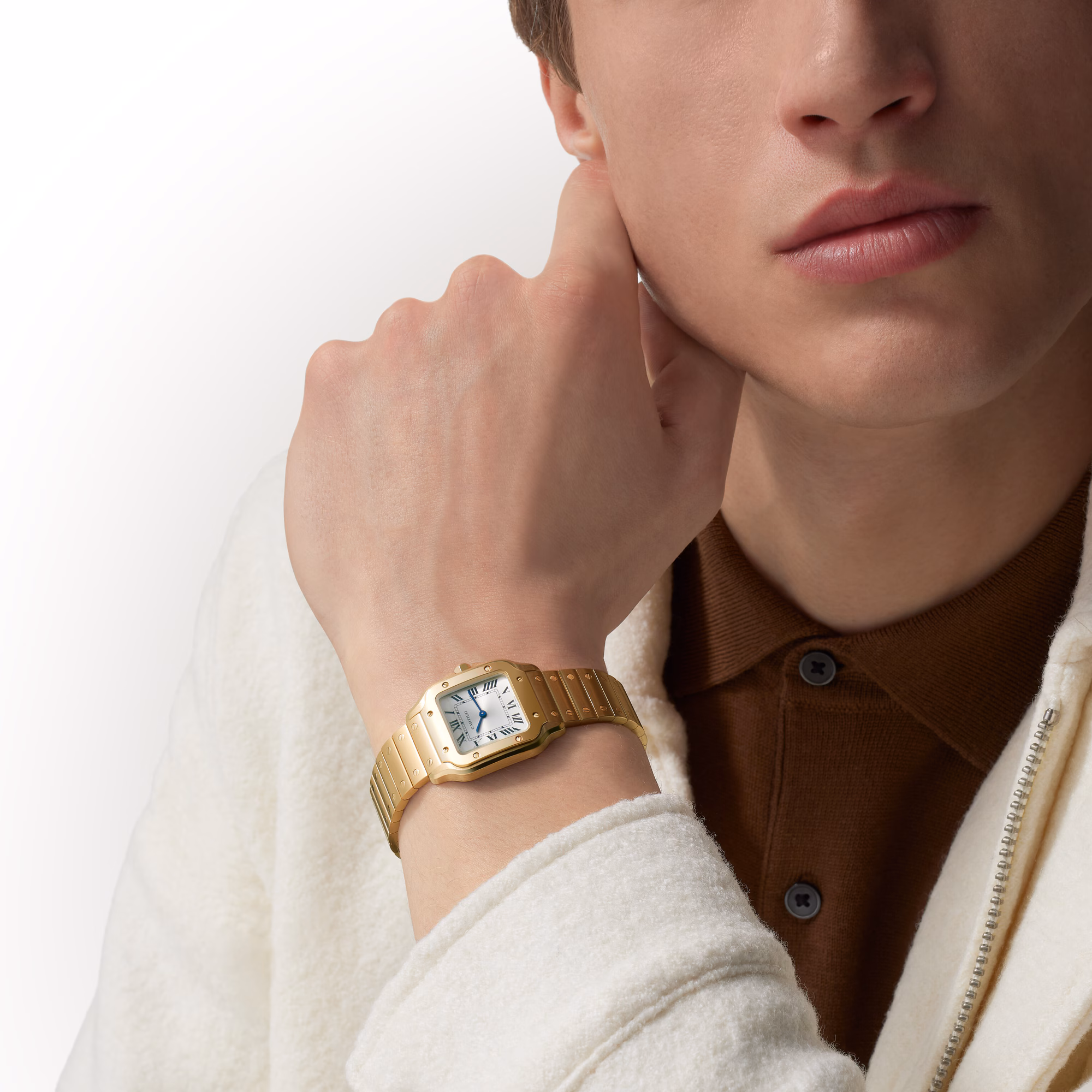 Picture of SANTOS DE CARTIER - YELLOW GOLD AUTOMATIC SMALL